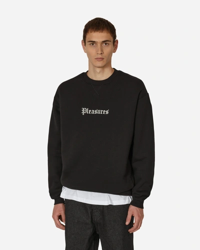 Shop Pleasures Recipe Crewneck Sweatshirt In Black