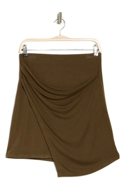 Shop Vince Gathered Skirt In Vine