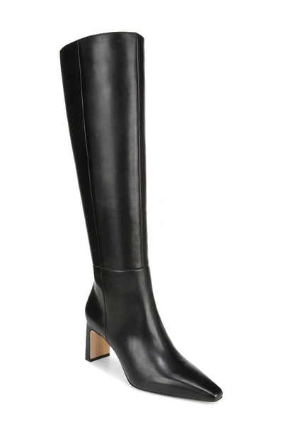 Shop Sam Edelman Sylvia Knee High Boot In Black Leather