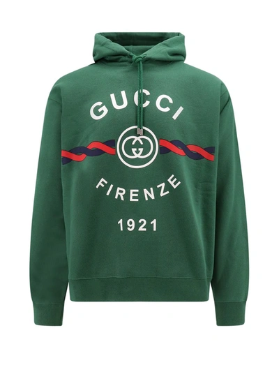 Shop Gucci Sweatshirt In Green