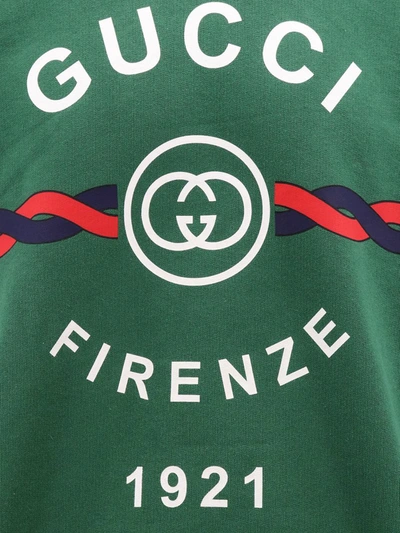 Shop Gucci Sweatshirt In Green