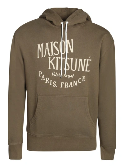 Shop Maison Kitsuné Sweatshirts In Green