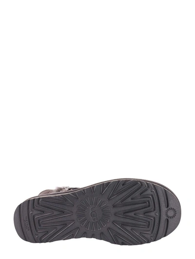 Ugg Mini Baley Button Ankle Boots In Grey