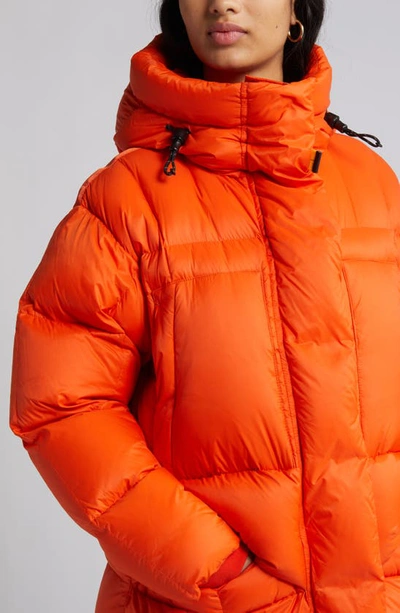 Shop Parajumpers Bold Water Repellent 700 Fill Power Down Puffer Parka In Carrot