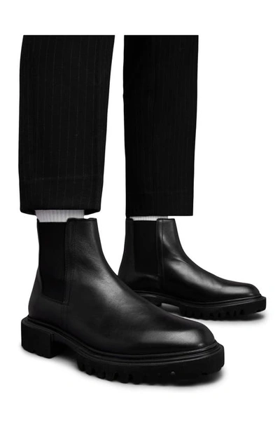 Allsaints Vince Chelsea Boot In Black