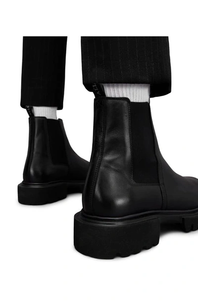 Allsaints Vince Chelsea Boot In Black