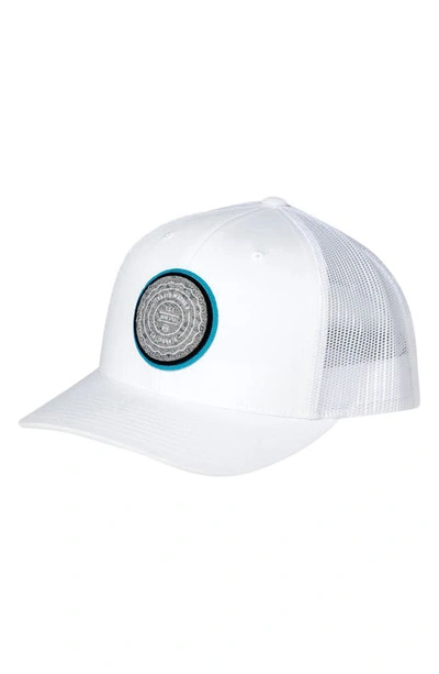 Shop Travismathew The Patch Trucker Hat In White