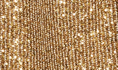 St John St. John Evening Sparkle Stretch Sequin Knit Dress In Gold