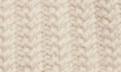 Sofia Cashmere Cable Knit Cashmere Beanie In Oatmeal