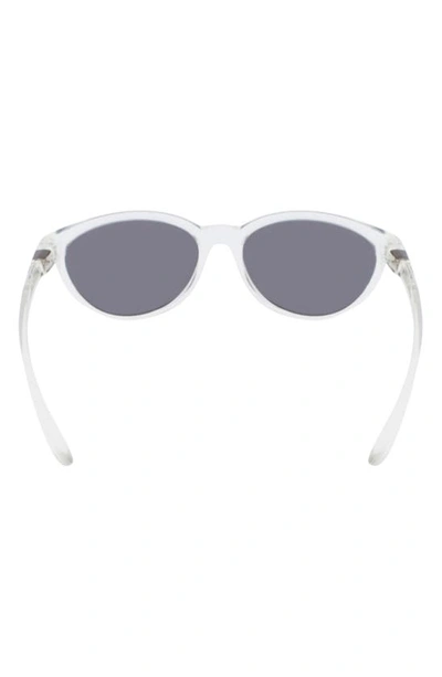 Nike City Persona 57mm Cat Eye Sunglasses In Clear / Grey