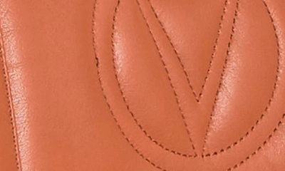 Shop Valentino By Mario Valentino Alice Signature Shoulder Bag In Ny Brownstone