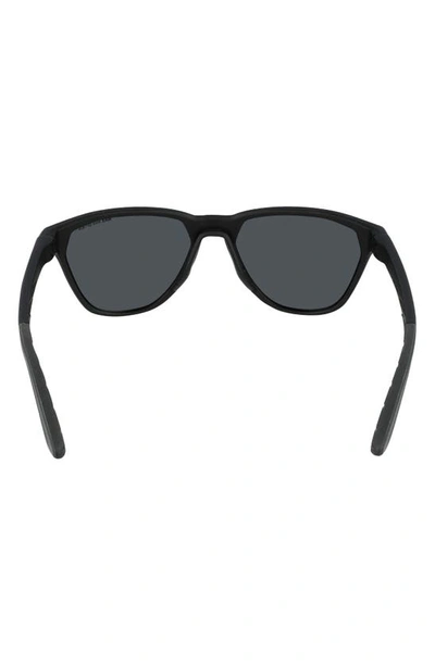 Shop Nike Maverick Rise 56mm Tea Cup Sunglasses In Matte Black/dark Grey