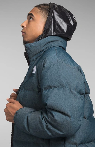 Shop The North Face '92 Reversible 2-in-1 Nuptse® 600 Fill Power Down Jacket In Denim Blue/ Tnf Black