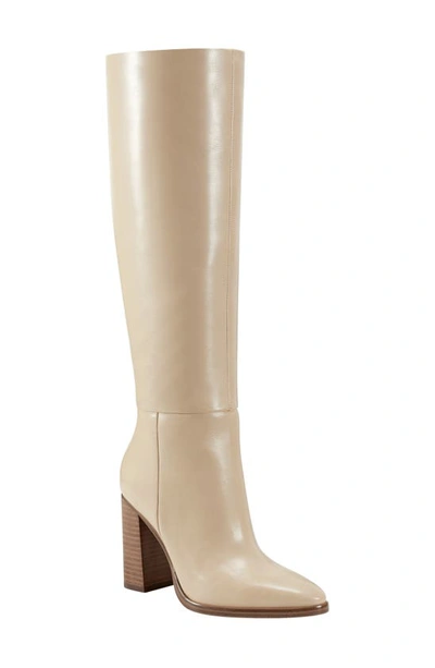 Shop Marc Fisher Lannie Knee High Boot In Light Natural