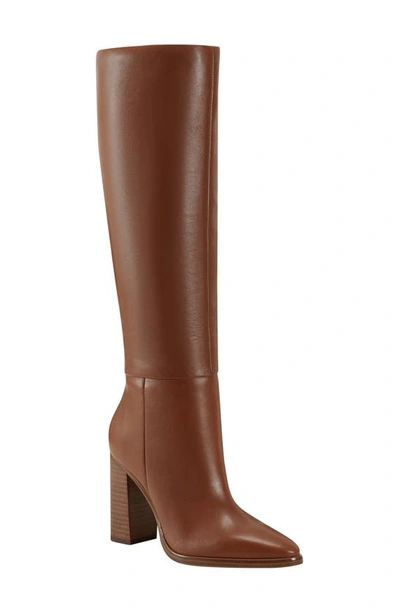 Shop Marc Fisher Lannie Knee High Boot In Medium Natural