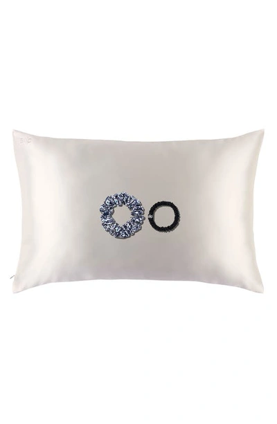 Shop Slip Sloan Pure Silk Pillowcase & Scrunchie Set (limited Edition) $108 Value In Sloane