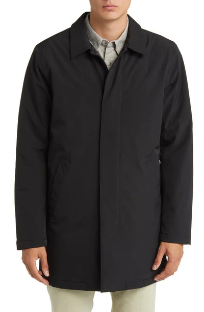 Shop Nn07 Blake 8240 Waterproof Trench Coat In Black