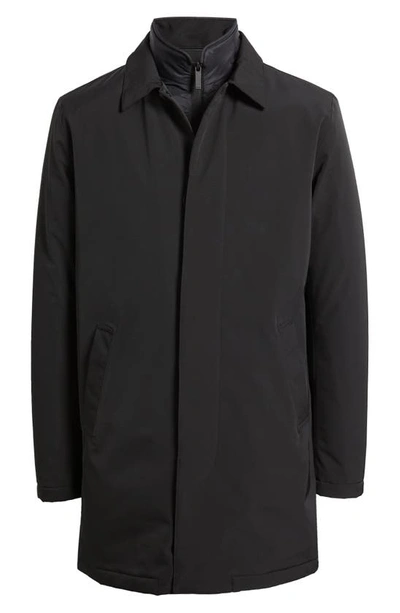 Shop Nn07 Blake 8240 Waterproof Trench Coat In Black