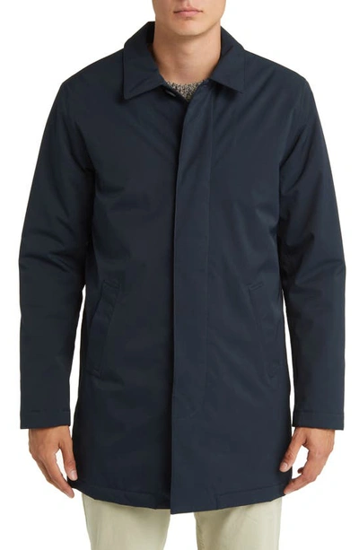 Nn07 Blake 8240 Waterproof Trench Coat In Navy Blue