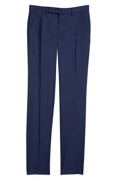 Shop Tom Ford Shelton Original British Mohair Blend Trousers In Ink Blue