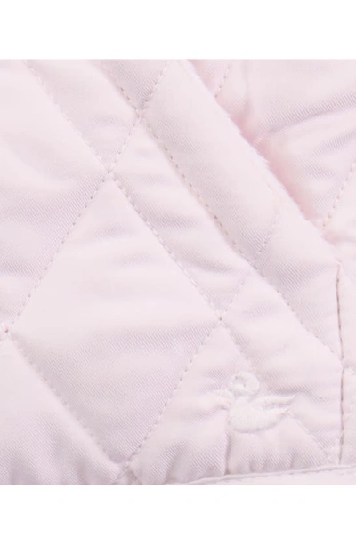 Widgeon Barn Quilted Vest In Light Pink