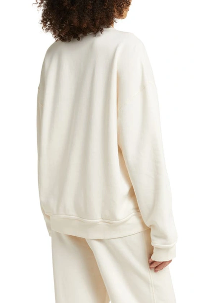 Lunya Silksweats Reversible Pocket Sweatshirt In Sway Birch