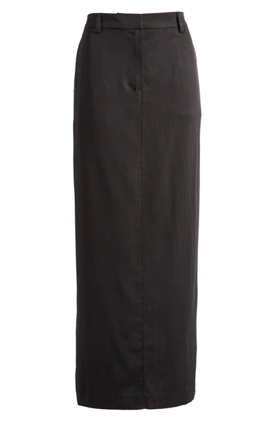 Shop Reformation Cairo Midi Skirt In Black
