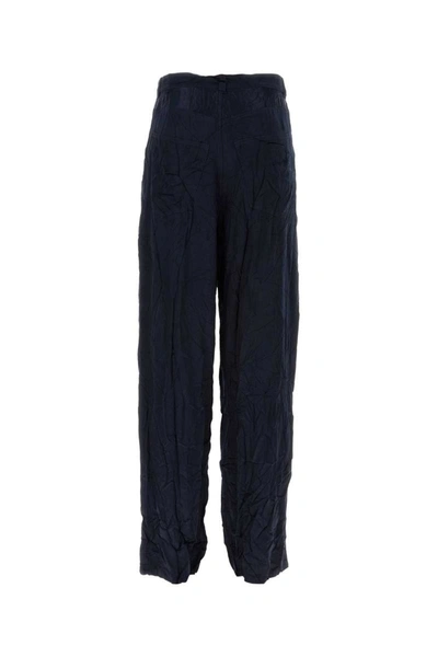 Shop Balenciaga Pants In Blue
