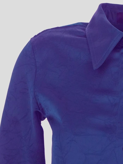 Shop Capasa Classic Shirt In Blue