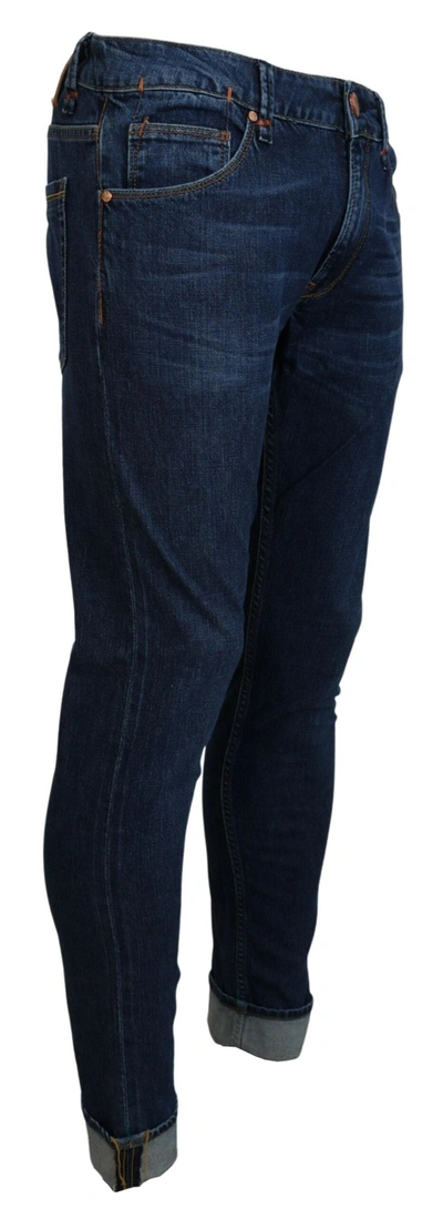 Shop Acht Blue Cotton Tapered Slim Fit Men Casual Denim Men's Jeans