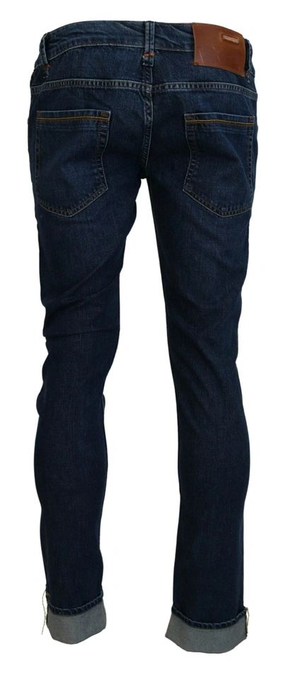 Shop Acht Blue Cotton Tapered Slim Fit Men Casual Denim Men's Jeans