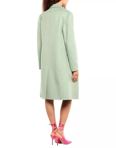 Shop Alberta Ferretti Green Wool Jackets &amp; Women's Coat