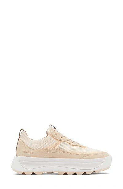 Sorel Ona 503 Low Top Platform Sneaker In White Peach/ Nova Sand