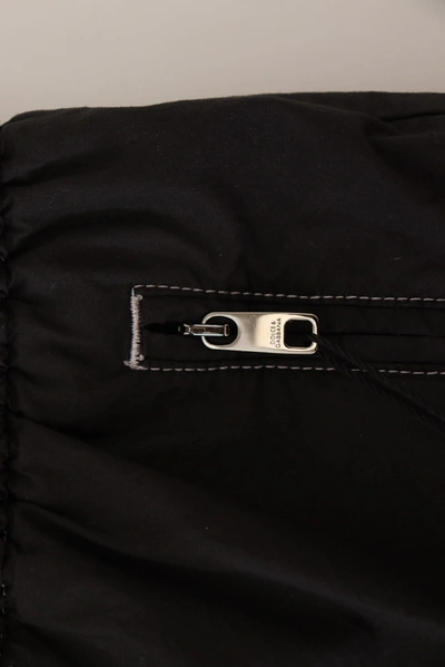 Shop Dolce & Gabbana Black Cotton Men Tapered Men's Pants