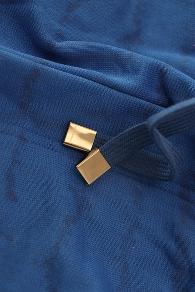 Shop Dolce & Gabbana Blue Cotton Printed Bermuda Men's Shorts In Multicolor