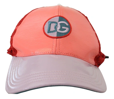 Shop Dolce & Gabbana Multicolor Logo Floral Lace Baseball Women's Hat