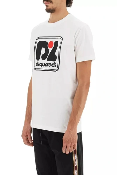 Shop Dsquared² White Cotton Men's T-shirt