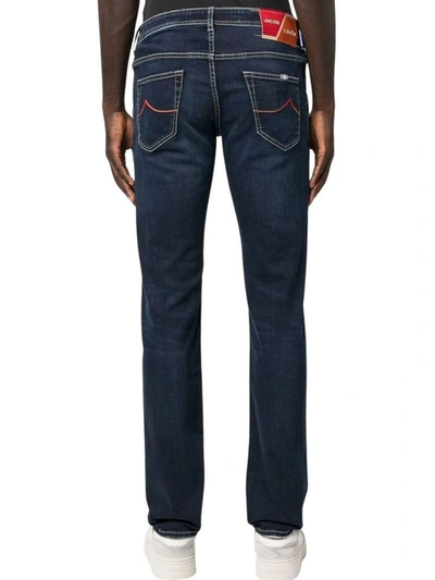 Shop Jacob Cohen Blue Cotton Jeans &amp; Men's Pant