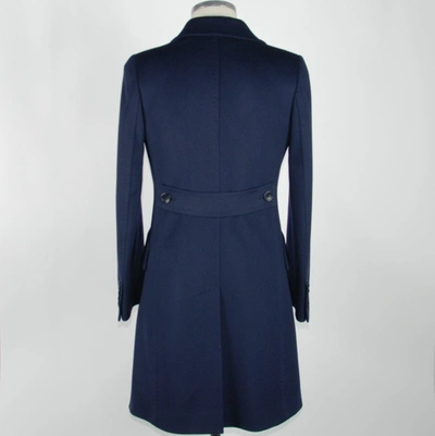 Shop Made In Italy Blue Wool Vergine Jackets &amp; Women's Coat