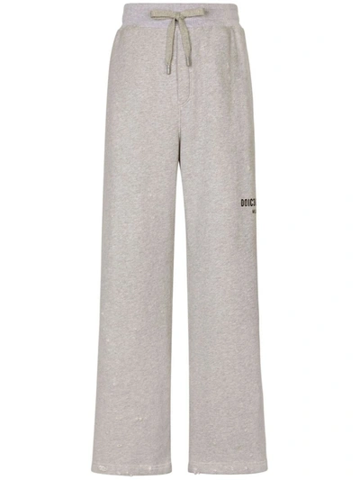Shop Dolce & Gabbana Track Pants In Grey