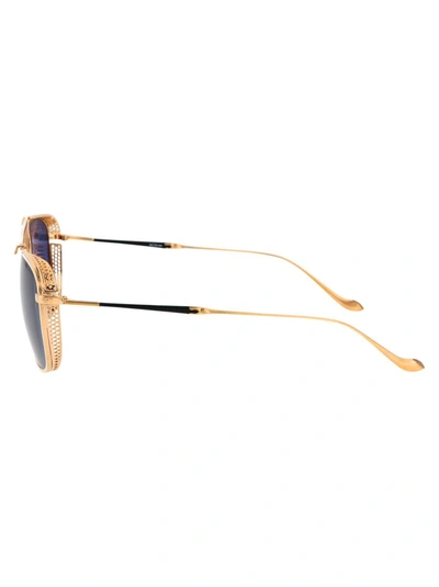 Shop Matsuda Sunglasses In Bg Brushed Gold