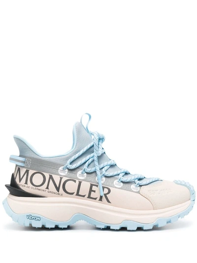 Shop Moncler Trailgrip Lite2 Logo-print Sneakers In Pink