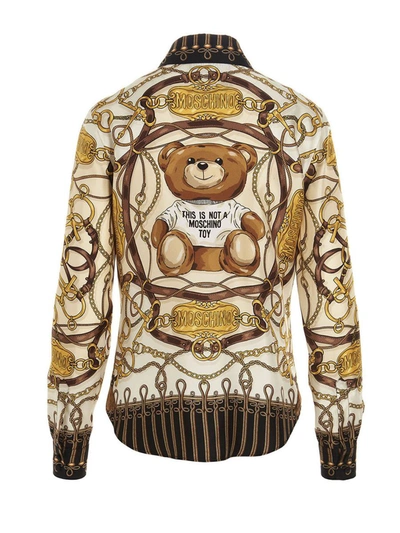 Shop Moschino 'teddy Bear' Shirt In Multicolor