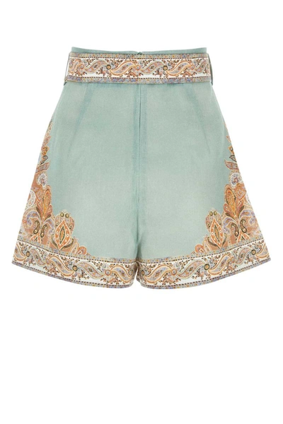 Shop Zimmermann Shorts In Printed