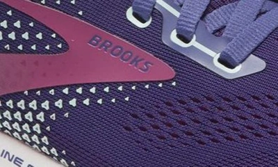 Shop Brooks Adrenaline Gts 22 Sneaker In Navy/ Yucca/ Pink
