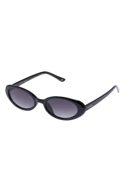 Aire Fornax 53mm Oval Sunglasses In Black
