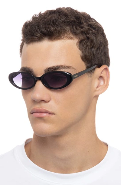 Aire Fornax 53mm Oval Sunglasses In Black