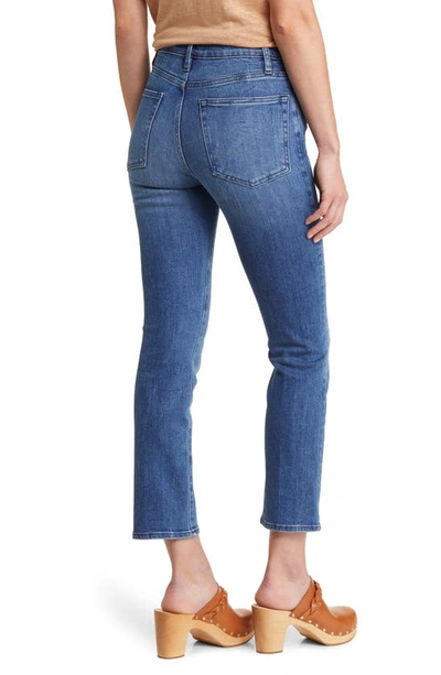 Frame Slim Faded Jeans In Blue