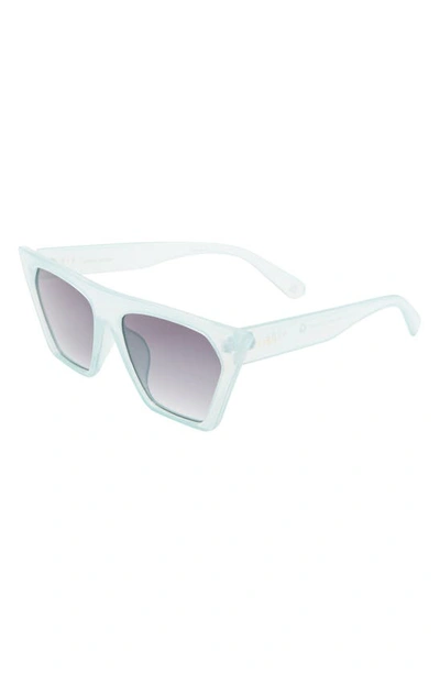 Shop Aire Quasar 58mm Cat Eye Sunglasses In Green / Cool Smoke Grad