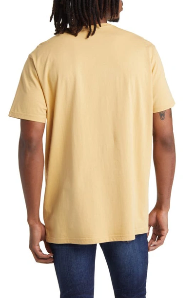 Shop Kappa Authentic Kingston Graphic T-shirt In Beige Camel